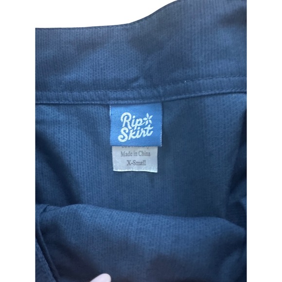 Rip Skirt Womens XS Navy Blue Tulip Hem Career Pencil Skirt - Picture 3 of 3